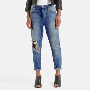 2/$30 Topshop Moto Hayden High Rise Ripped Boyfriend Loose Straight W28 L30